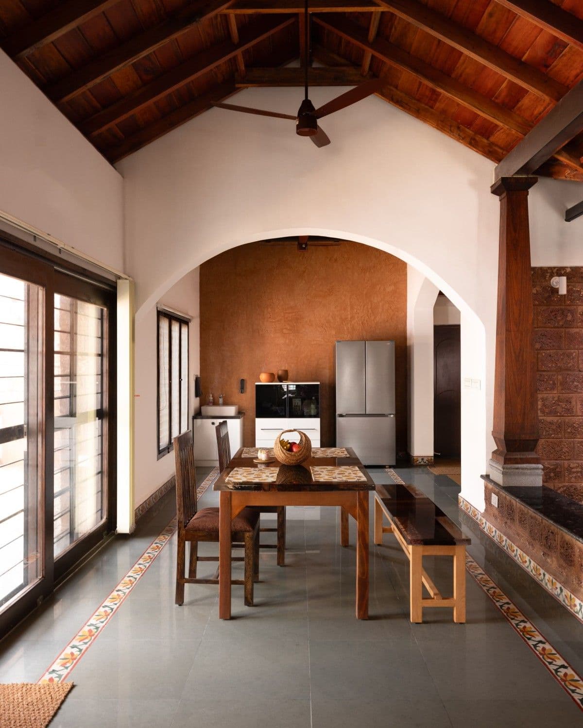 Earthen Spaces Chettinad themed villa 4